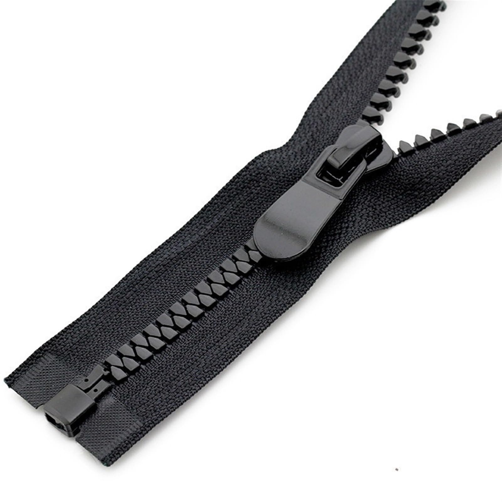 Zip, 70-100cm Zippers Double Slider Single Puller Open-end Auto Lock Long Zips for Jacket Outdoor Backpack(5,100cm)