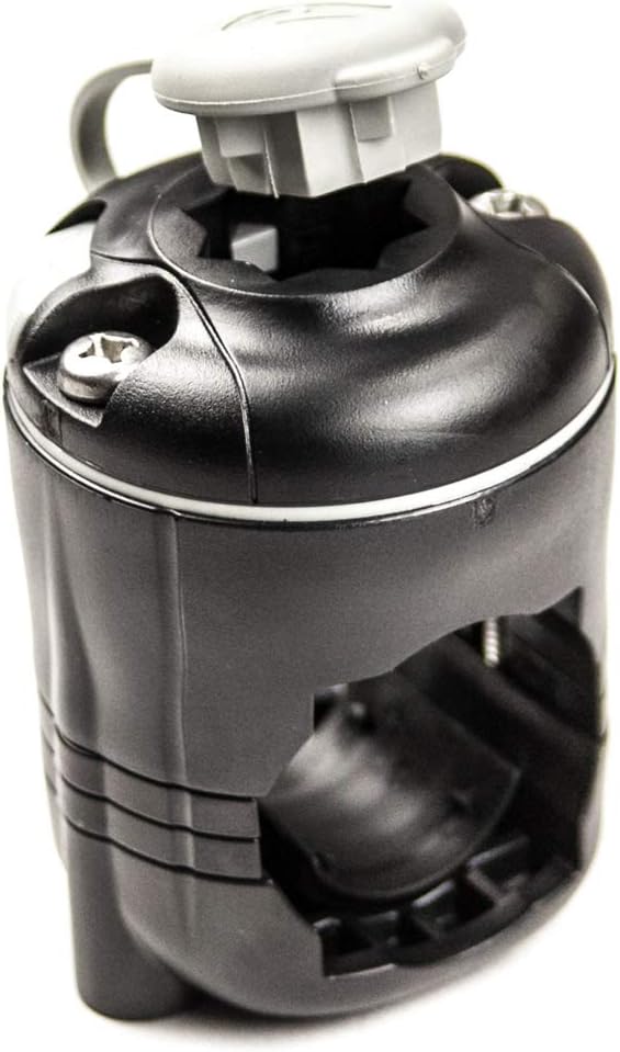 RAILBLAZA Kayak RailMount for 32-41mm (1.25-1.625in) Round or Square Rail with Self-Adhesive Grip Tape for Easy Installation, (Black)