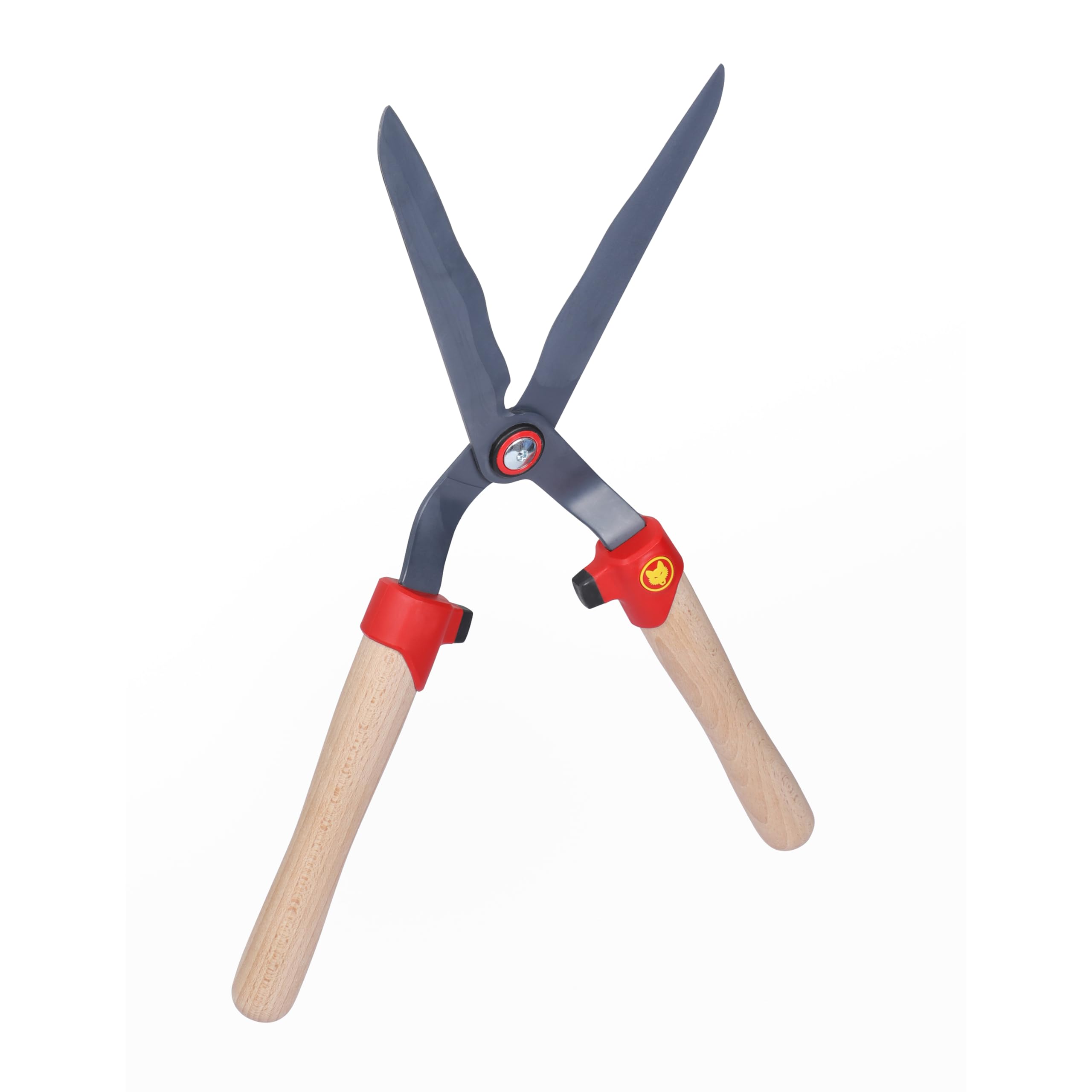 WOLF-Garten | Heckenschere HS-WW mit Wellenschliff und Holzgriff; 73AHA007650, Rot