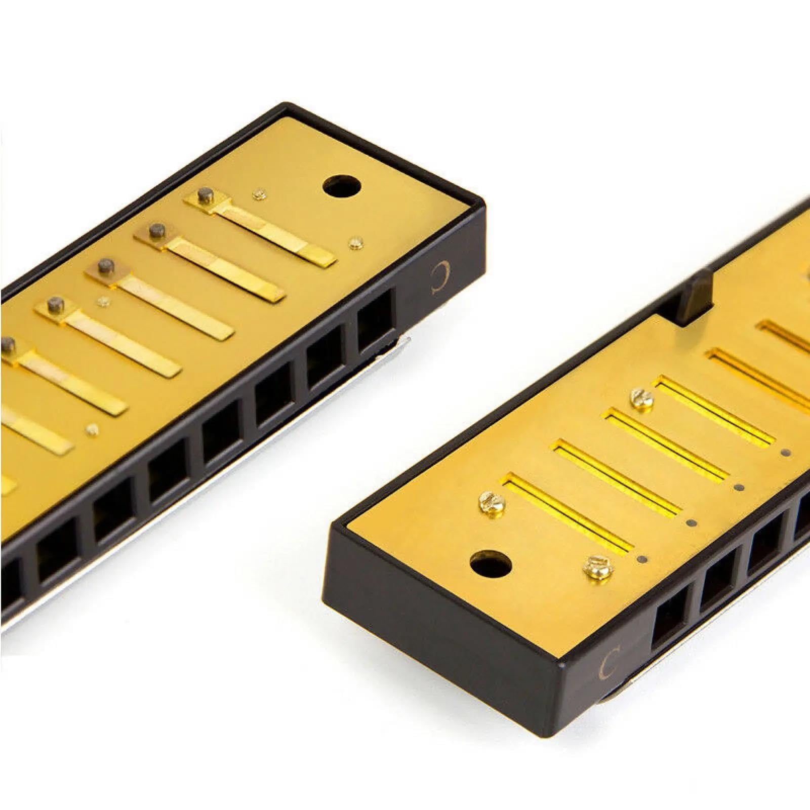 Einsteiger Mundharmonika Mundharmonika Aus Edelstahl 10 Löcher C-Dur Mit Stimmzungen Phosphorbronze