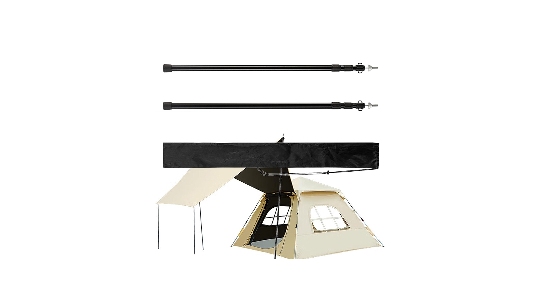 Amazon | タープ用テントポール,タープポール -アルミニウム合金