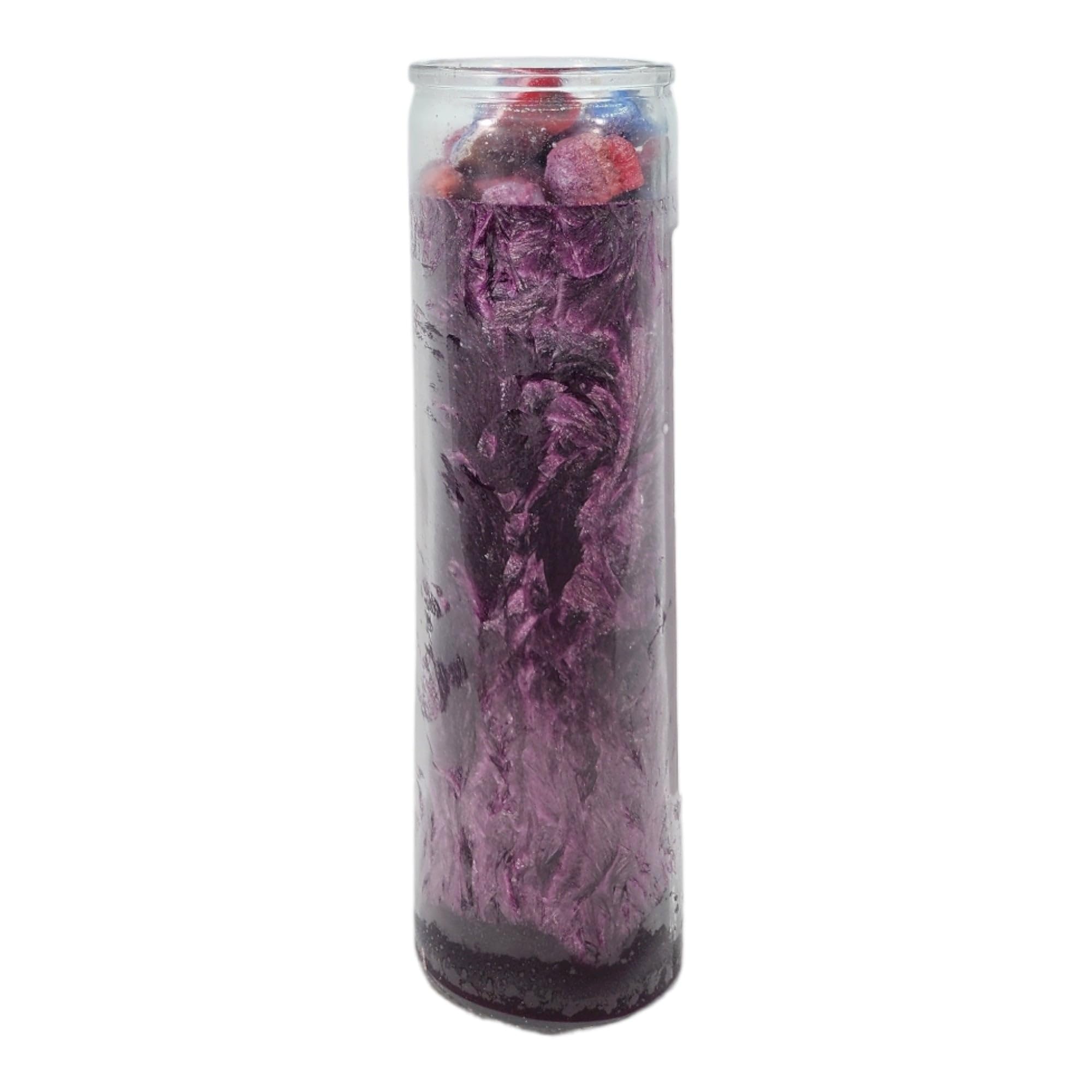 Bend Down to My FEET-Palm Wax Spiritual Intention Spell Candle-[Purple] | Vela CASA ESOTERICA PERFUMADA- (DOBLEGADO A MIS PIES)