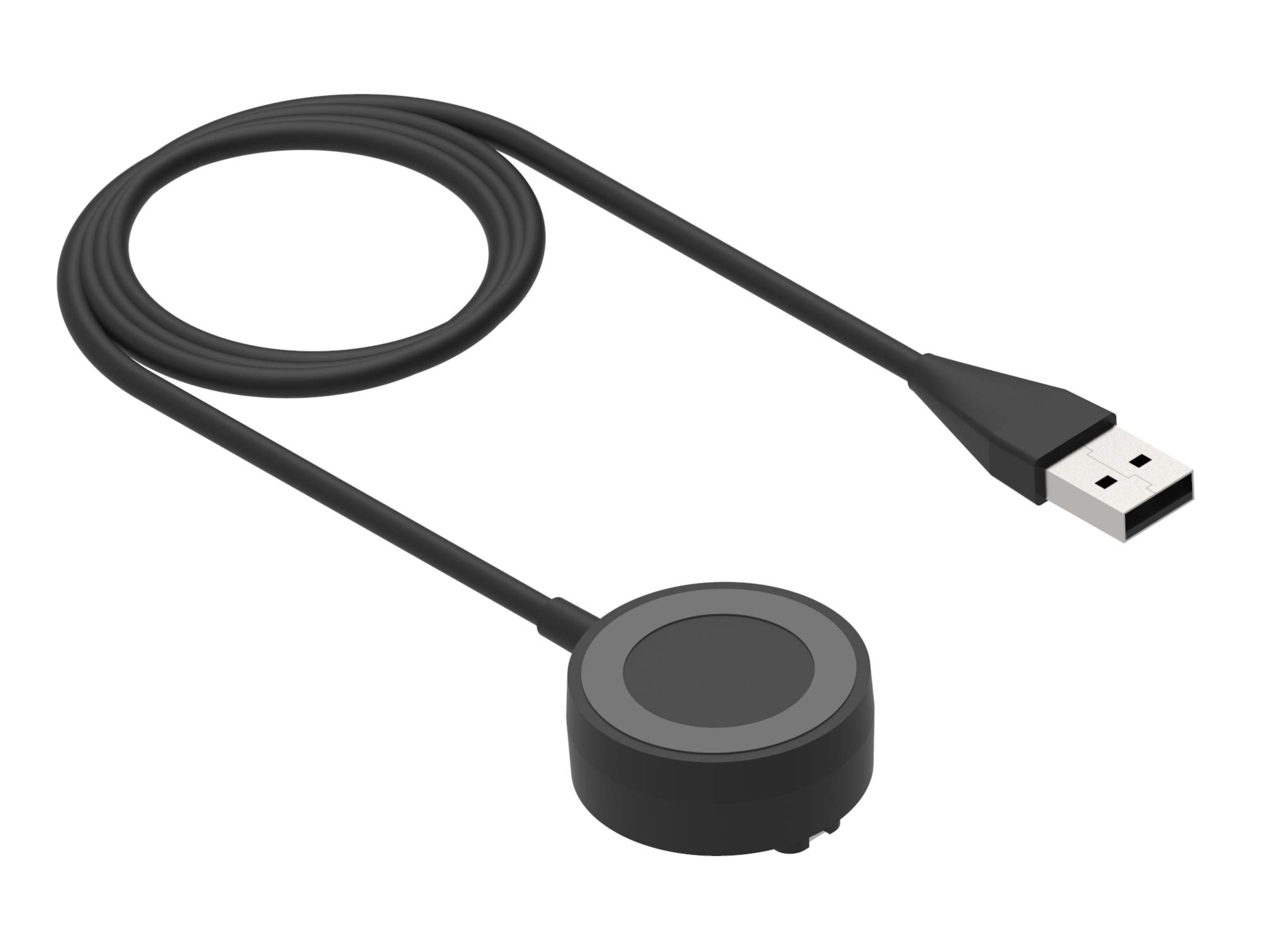 Replacement USB Charger Cable For Garmin Swim 2 Smartwatch - 3.3ft Black Charging Cord