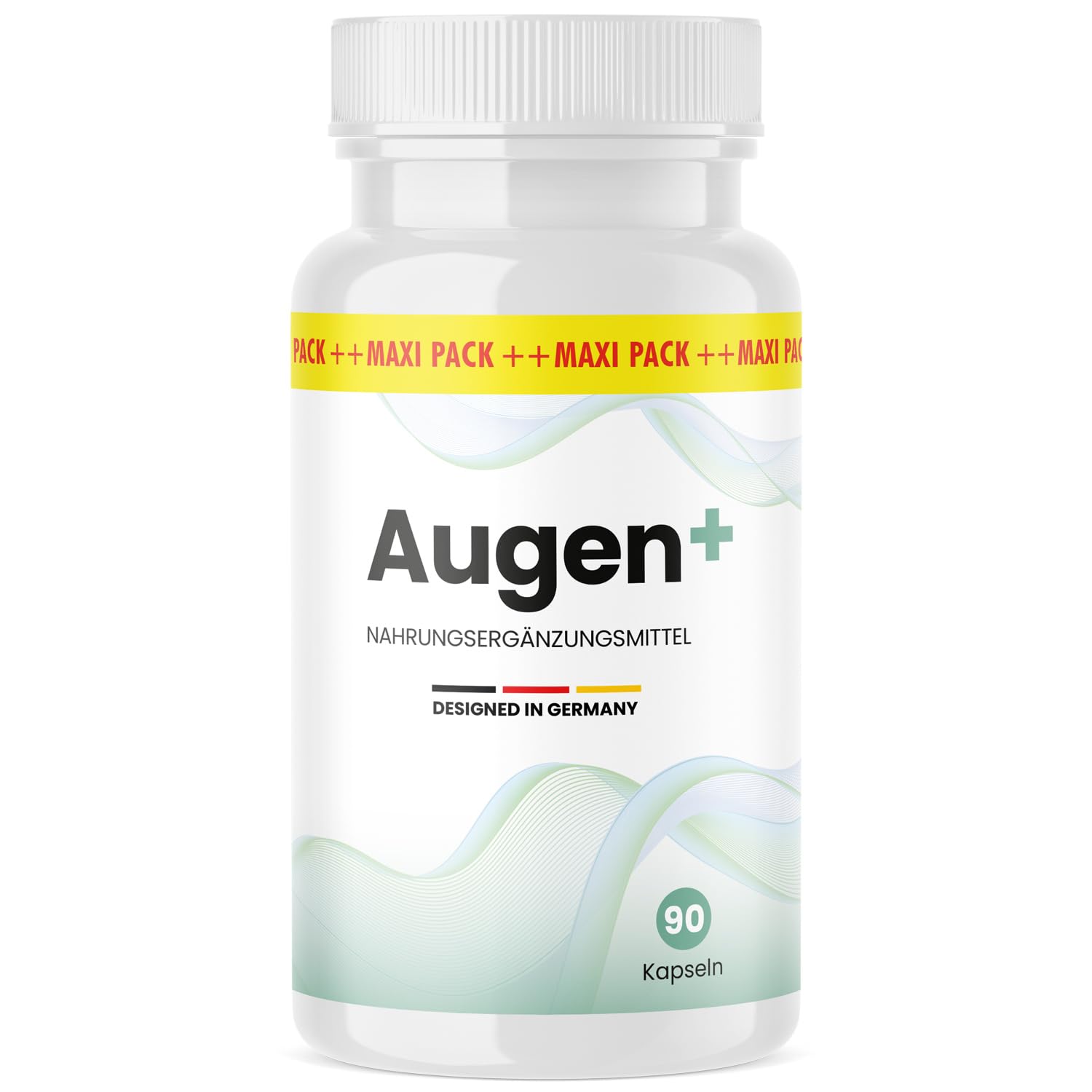 Augen + Kapseln | Qualität für Männer und Frauen | 90 Kapseln im praktischen Maxi Pack 1x