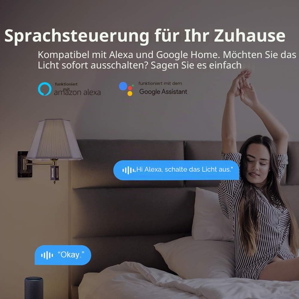 SONOFF 4CHPROR3 4-Gang Wi-Fi Smart Switch, Selbsthemmung,Verriegelung Und Inching-Modus,433MHz RF Remote Control,Ferngesteuertes Garagentor Und Rollläden, Funktioniert Mit Alexa, Google Home, IFTTT