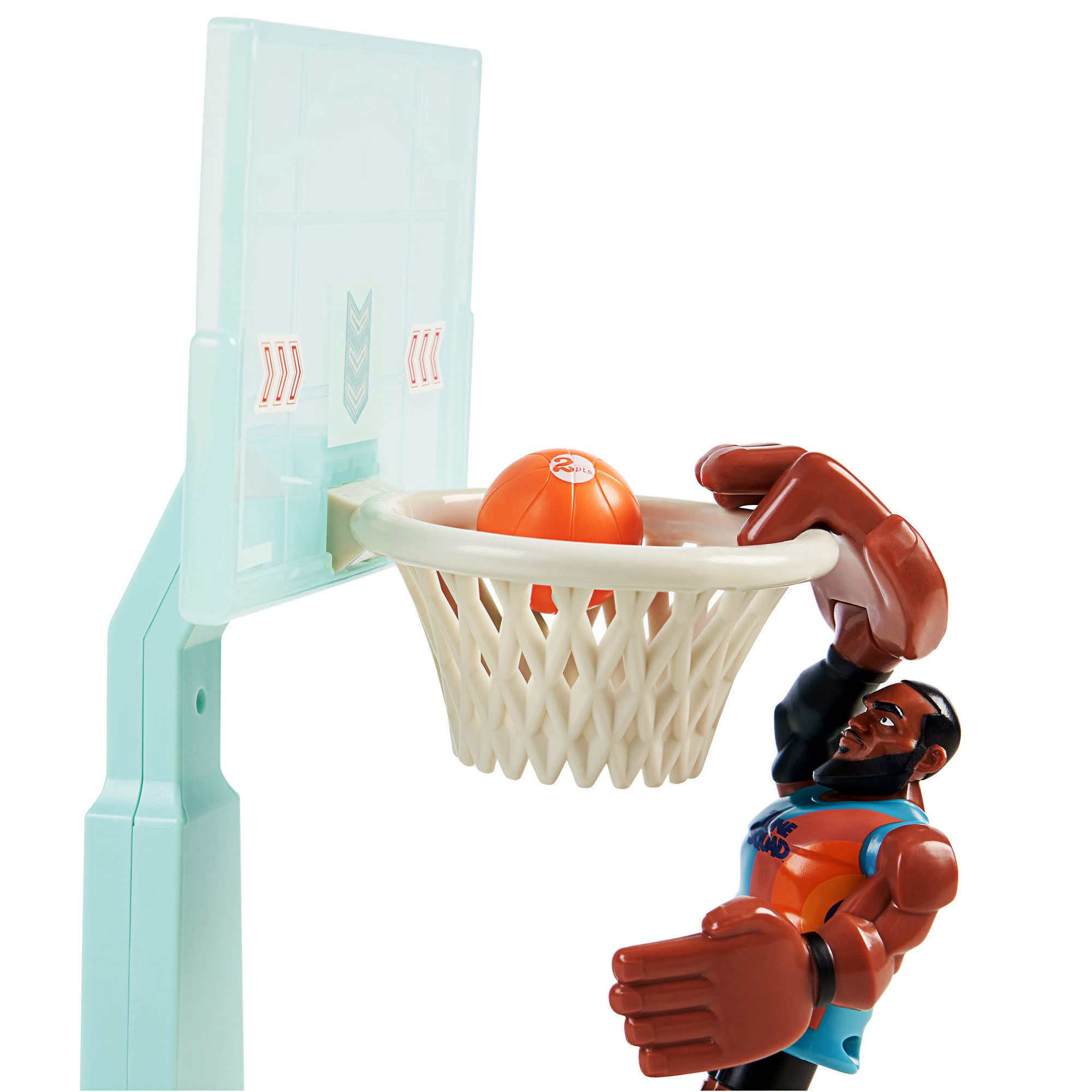 Space Jam New Legends Lebron Playset con 1 Mini Personaje para Reproducir los tiros de Lebron del fim Space Jam para niños a Partir de 4 años, Juguetes Preziosi PCE04010