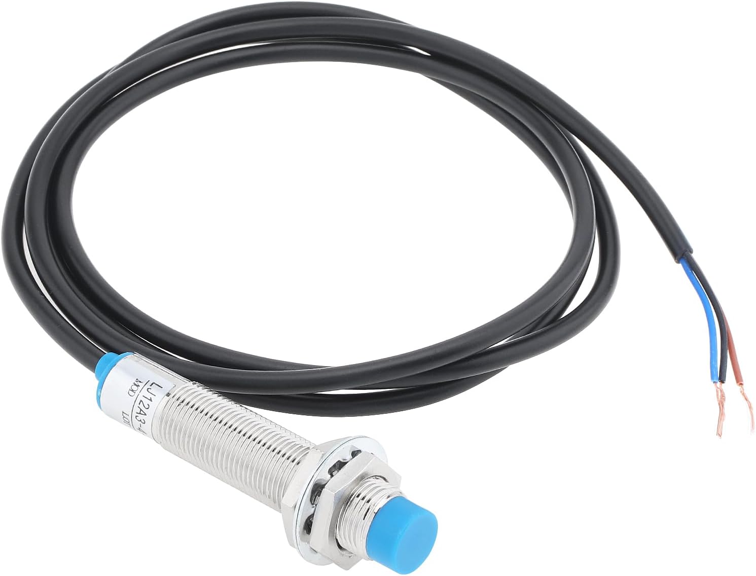 DiGiYes M12 Approach Sensor LJ12A3-4-Z/BX 4mm Detecting Distance NPN NO Inductive Proximity Switch DC 6-36V M12