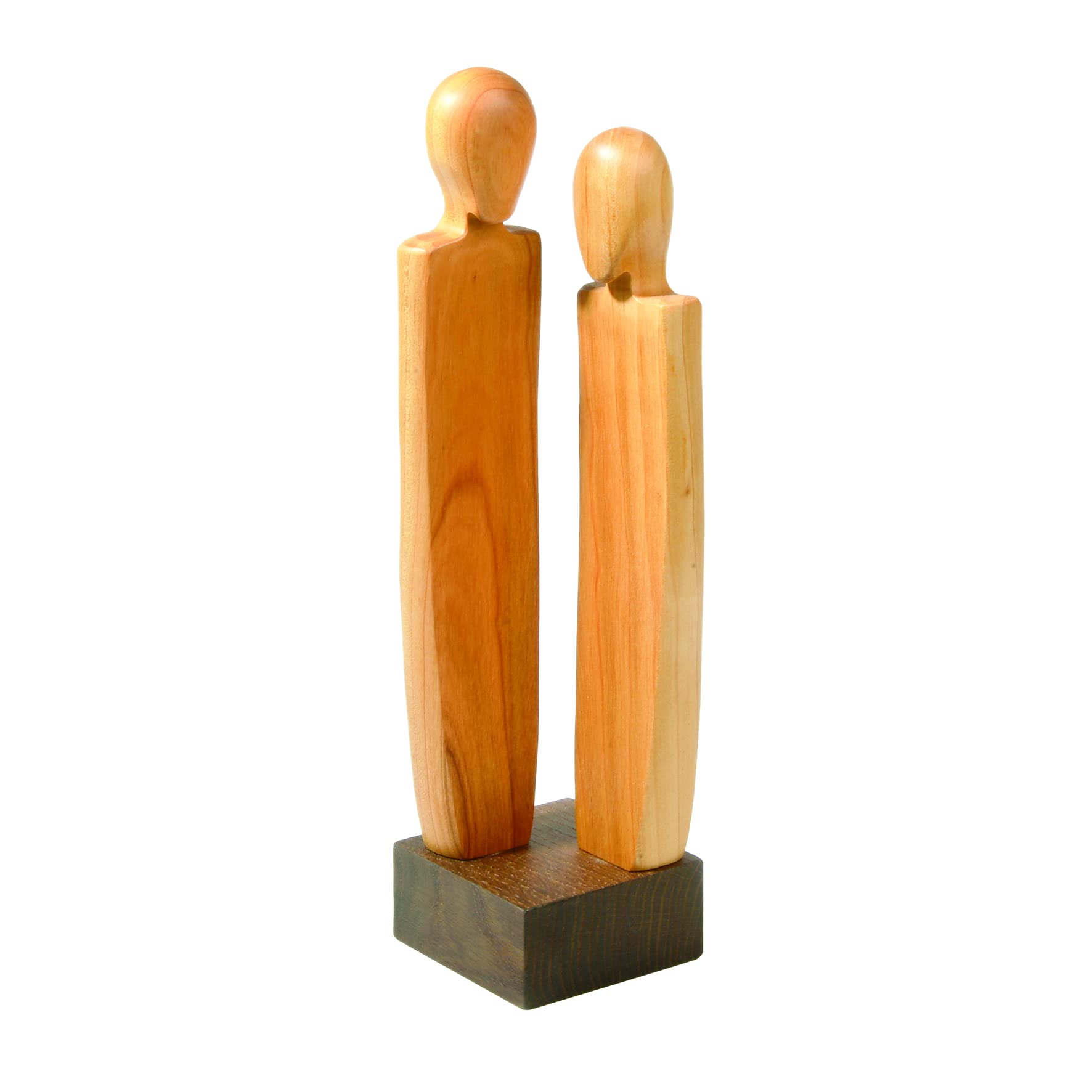 Stimmungsbarometer aus Zierholz, Deko Holzfiguren in Zwei Größen wählbar (Höhe 23.5 cm)