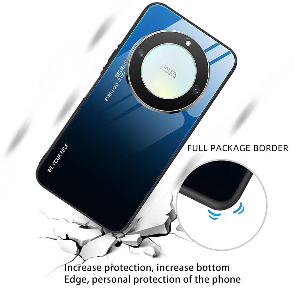 Yarxiawin Phone Case For Honor Magic 6 Lite, Silky Soft Touch For Honor Magic 6 Lite Case Silicone Shockproof Slim Cute Anti Fingerprint Protective Cover Aesthetic (Camellia Red - View #5