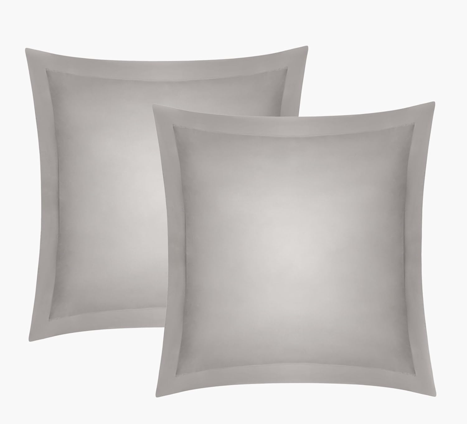 100% Eucalyptus Lyocell Tencel Euro Sham Pack of 2(26" X26), Naturally Cooling, Certified Tencel Lyocell Fiber, Super Soft, Silky, Moisture-Wicking, Temperature Balancing, Smooth & Breathable