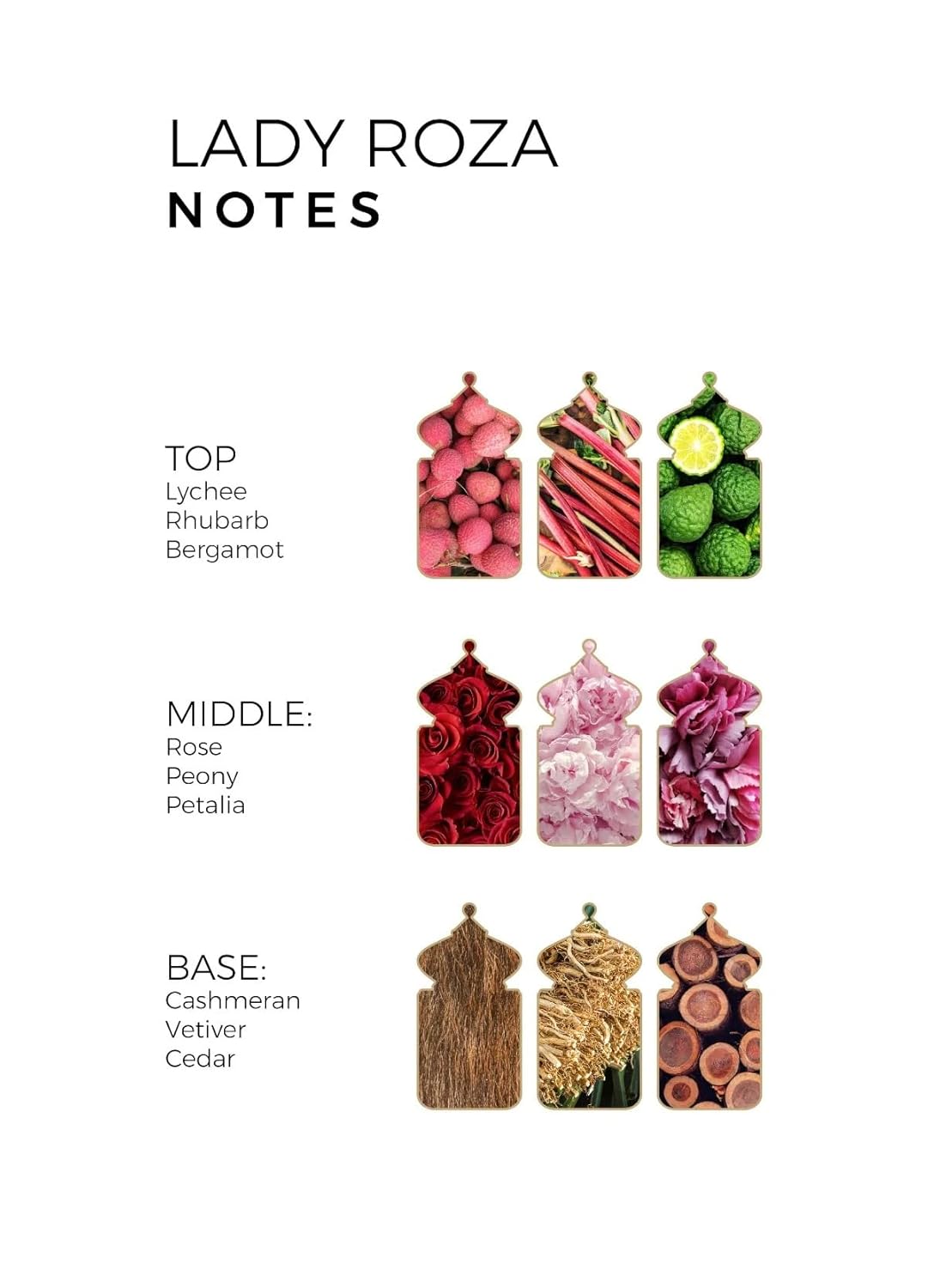 Matin Martin Lady Roza - Luxury Arabian Perfume for Women - Floral Fragrance with Notes of Bergamot, Rose, Vetiver, Cedar - Arabic Long Lasting Scent - Eau de Parfum - Travel Size - 3.4 oz EDP Spray - Image 3