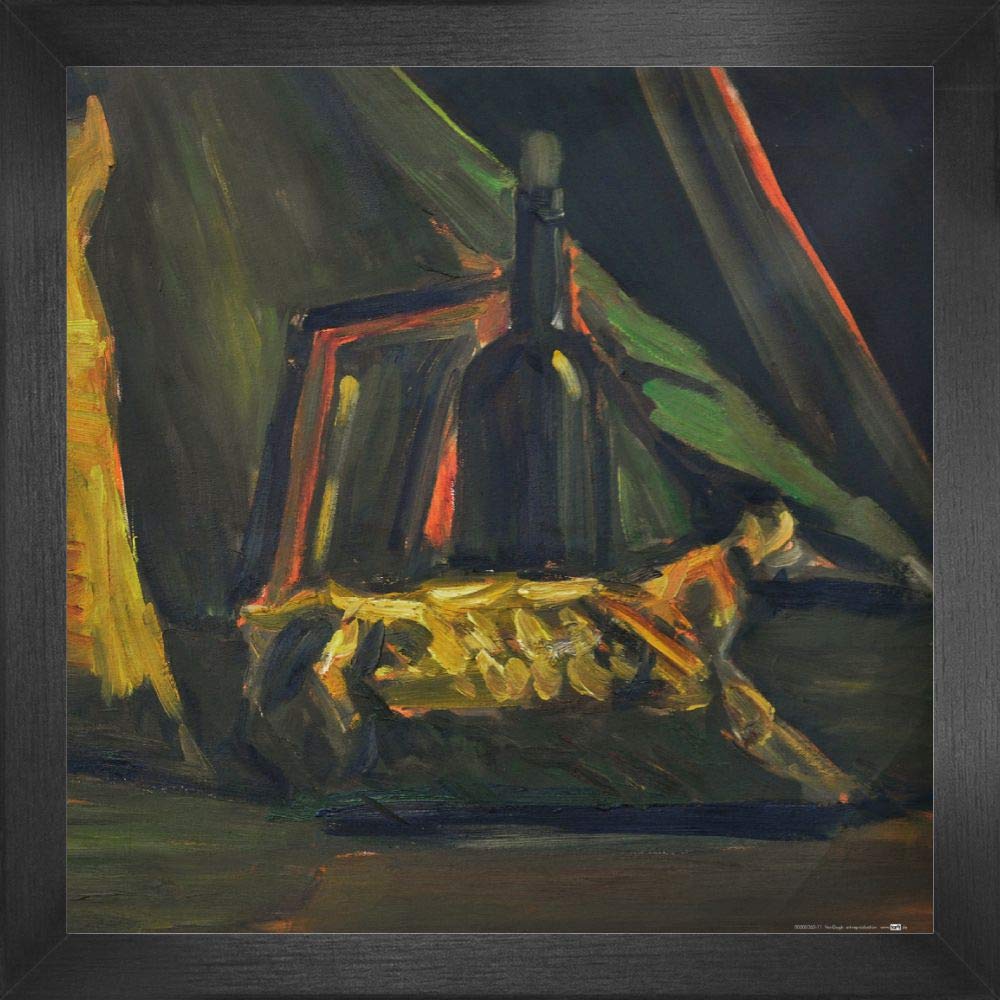 Cadre Van Gogh Nature Morte Décoration Salon Moderne 40x40cm