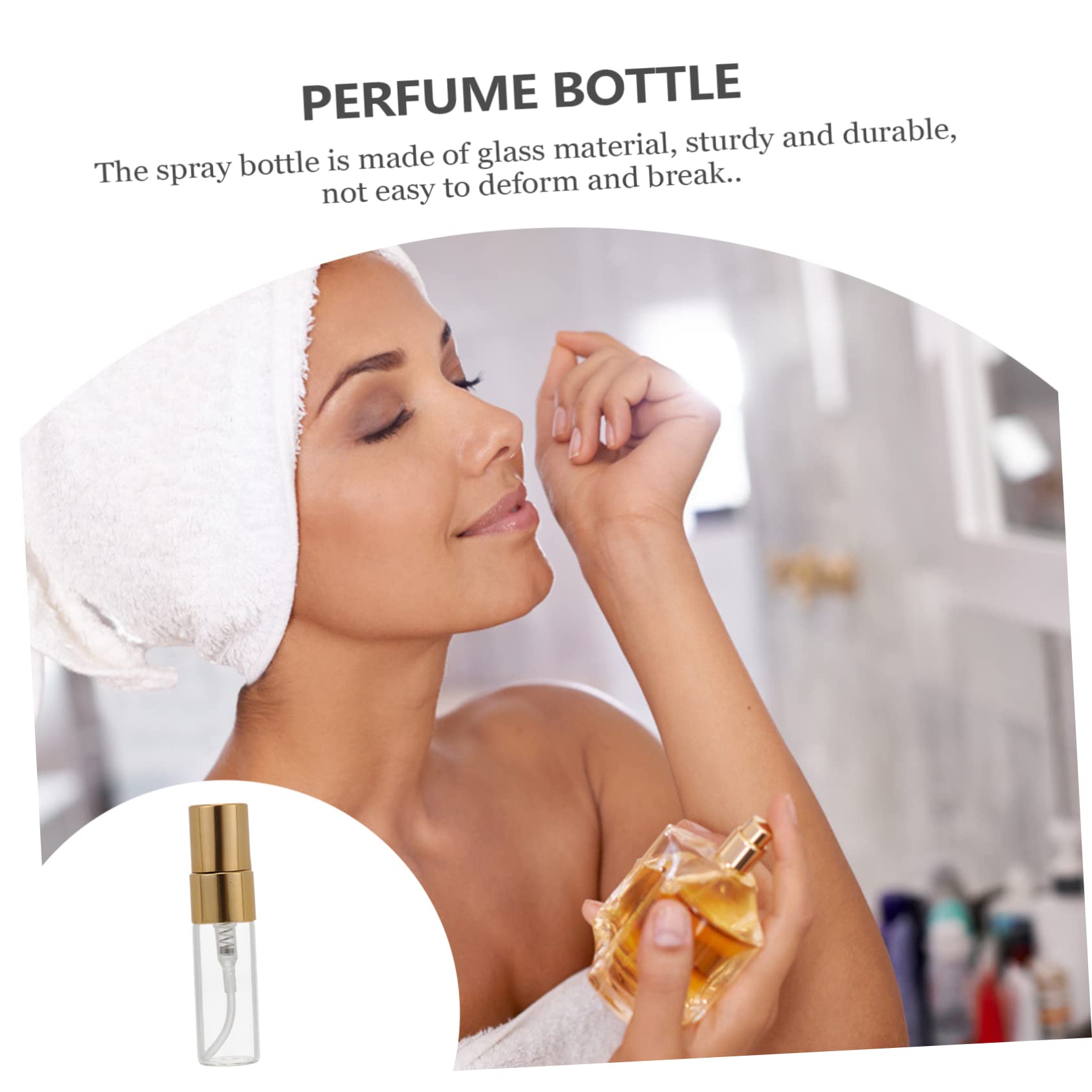 Ipetboom 2 Set Di Flaconi Spray Per Profumo Da Viaggio Da 3 Ml in Ricaricabili Contenitori Per Cosmetici 20 Pezzi*2