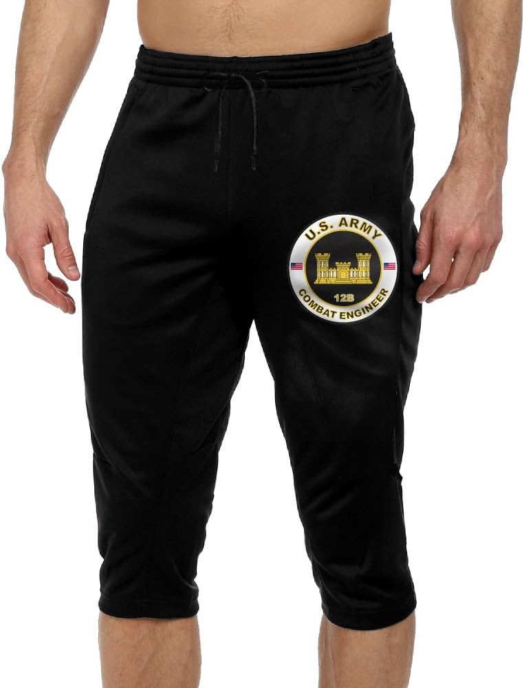 Us Army Mos 12b Combat Engineer Men's Casual Jogging Harem Pants Running Trousers