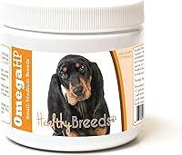 Vista 191 de Healthy Breeds Schnauzer en miniatura Omega HP Ácido graso para piel y pelaje Masticables suaves 60