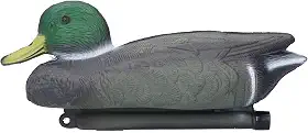 Pato flutuante, 10 × 11,4 cm de pato de plástico realista simulação de pato-real Yuanyang Chamariz com quilhas pesadas para decoração de lago (homem pato mandarim)