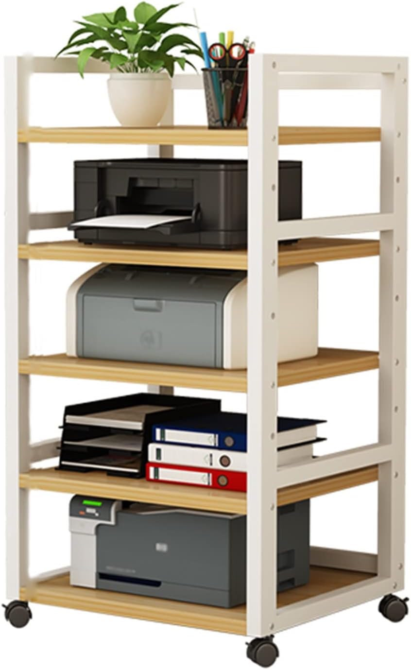 ZALORD Printer Stands 5 Tier Printer Stand Modern Printer