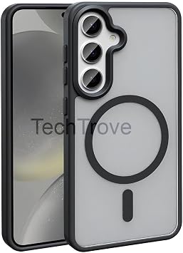 Samsung Galaxy S23 Fe K l f Magsafe  arj  zellikli Mat Arka Y zey Parmak  zi Tutmayan L ks Kapak Siyah
