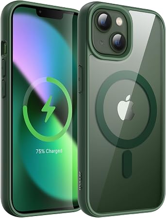 JETech Magnetic Case for iPhone 13, Green