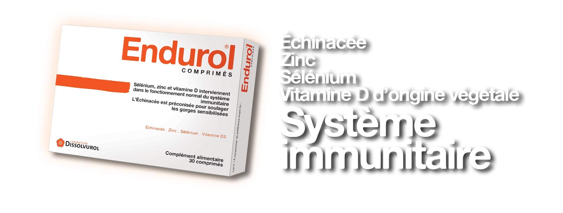 Endurol Systeme Immunitaire 30 Cprs lot de 2 boites