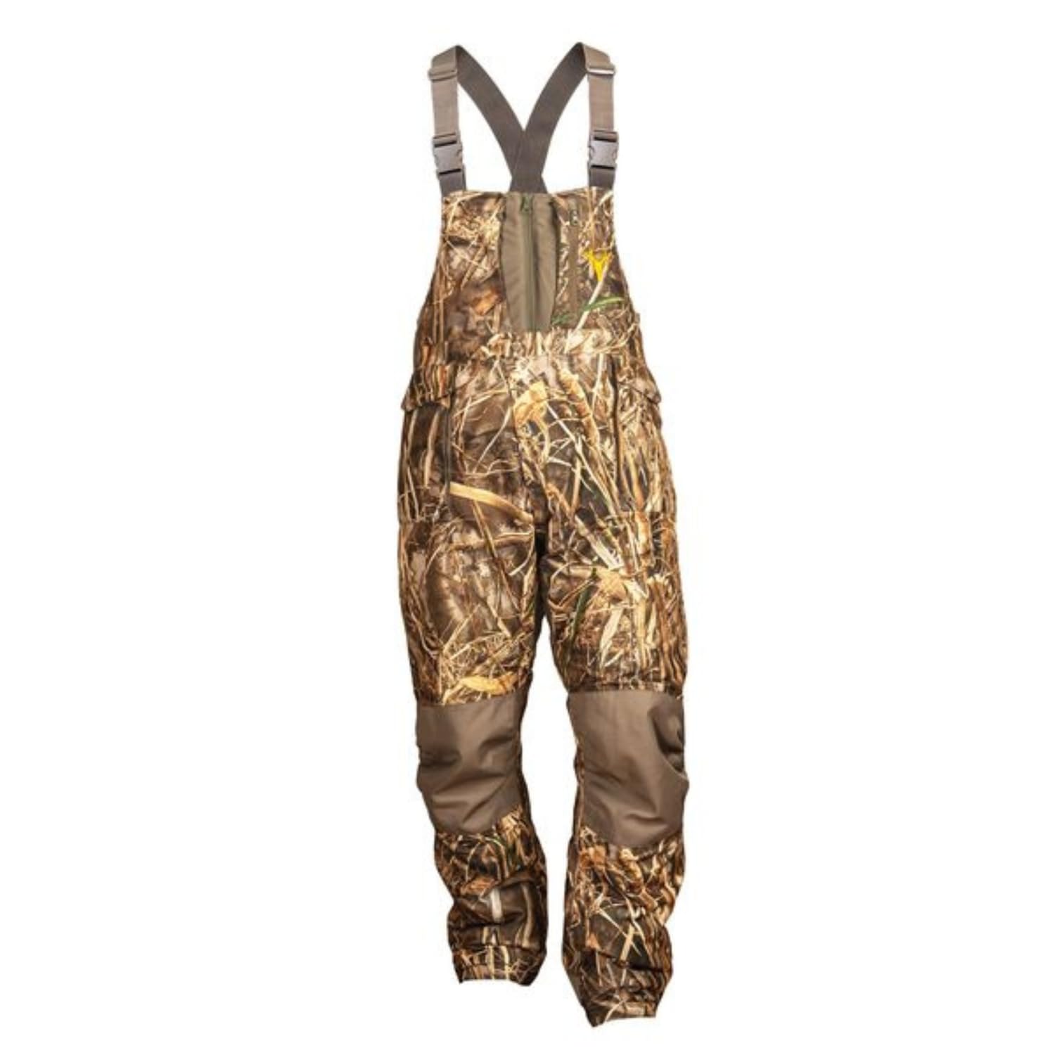 HOT SHOT Men’s Elite Camo Hunting Bib, Waterproof Men’s Camouflage Overalls, Insulated All-Day Cold Weather Hunting Clothes