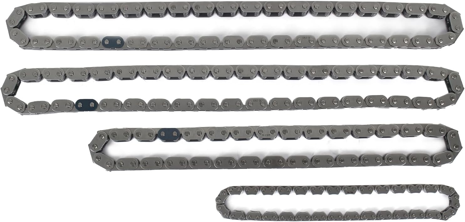 Autoround Engine Timing Chain Kit Fit for Ford Explorer 1997-2010/ Ranger 2001-2011/ Mustang 2005-2010, Mercury Mountaineer 03-10, Mazda B4000 01-09 4.0L V6 w/Chain Guide, Sprocket, Tensioner