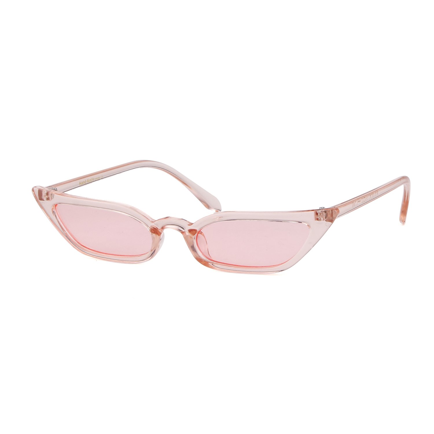 ADE WU Retro Cat eye Sunglasses for Women Cute Small Narrow Skinny Sexy 50s 60s Stylish Cateye Sun Glasses