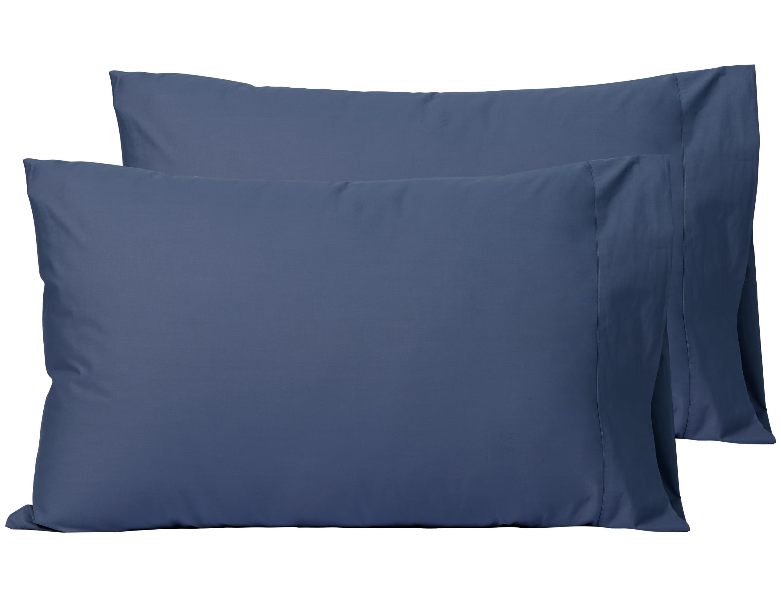 Sylvanora Pillow Cases 2 Pack, Soft & Premium 100% Egyptian Cotton Bedding, Breathable with Envelope Closure, Standard Size 50x75cm (Crown Blue, Pack of 2) — image 1