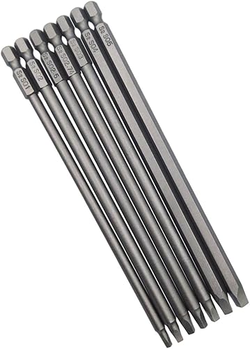 Miniatura 10 de Wolfride Juego de brocas Phillips magnéticas largas PH2 de 14 pulgadas, vástago hexagonal Phillips, juego de brocas de cabeza cruzada, 5.9 pulgadas