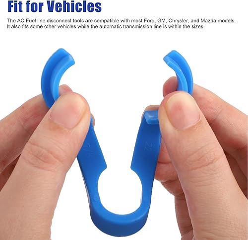 Miniatura 5 de Juego de 7 herramientas universales de desconexión rápida en ángulo para Ford Chrysler Mazda AC Lines