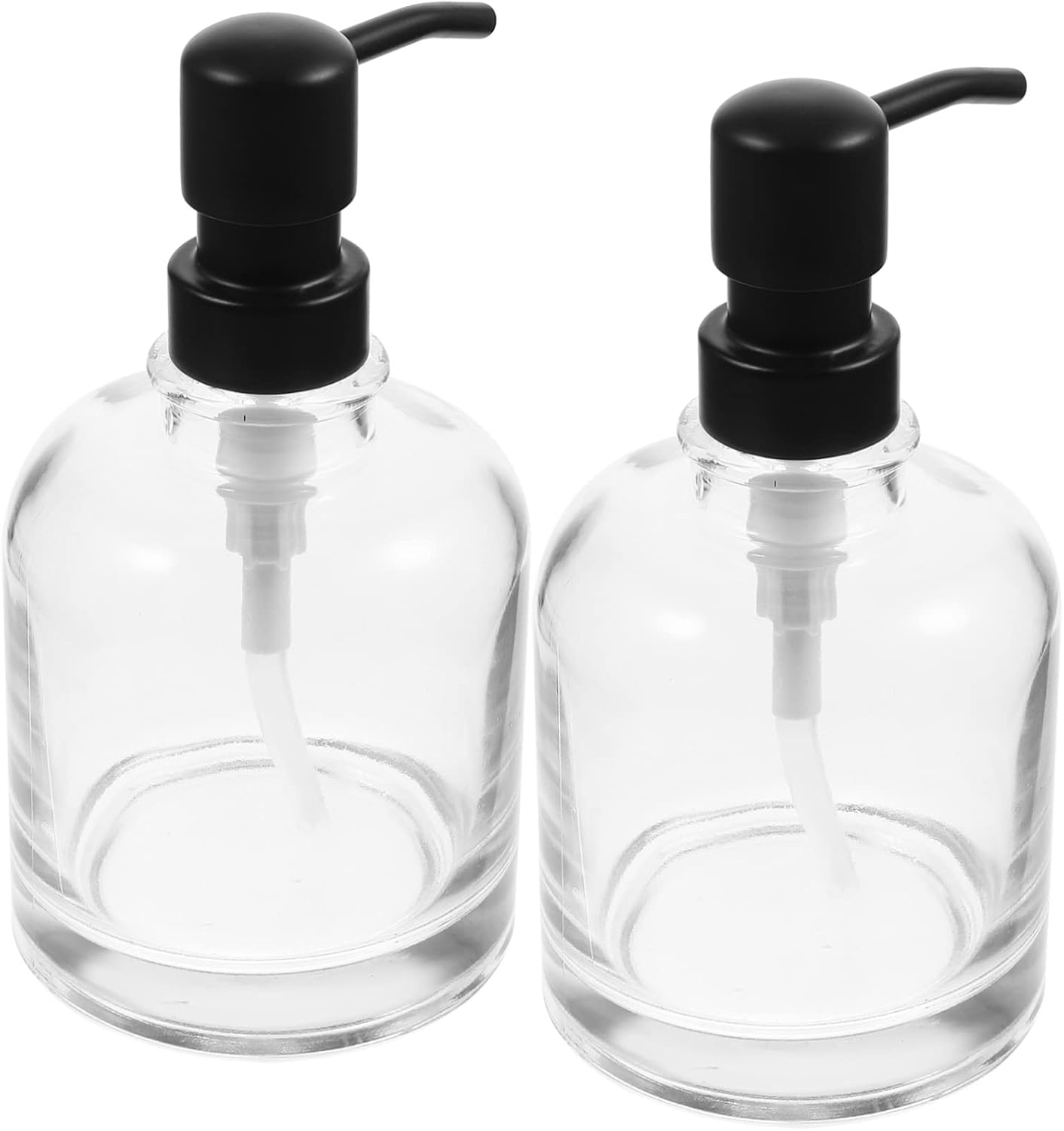 2pcs Shampoo Dispenser Pump Multi-Function Soap Bottle for Hand Soap Lotion and Shampoo Lightweight Leak Design for Home and Travel