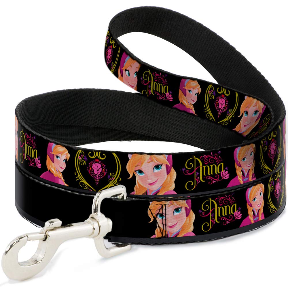 Leash-Anna pour chien Buckle Down laisse 180cm rose