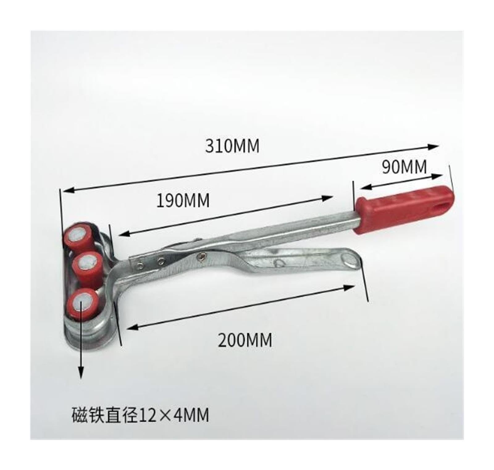 Starke magnetische Klaue Pick Up Tool Heavy Duty Magnetisches Krallen-Aufnahmewerkzeug, schwere Heberzange, Stempel-Sicherheits-Handklemme(C)