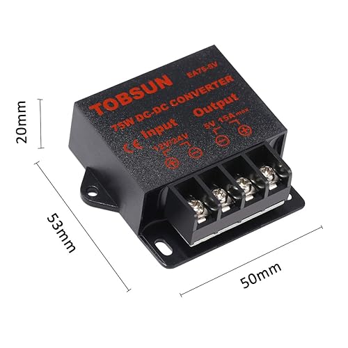 Miniatura 6 de DC 12V24V a 5V 15A Convertidor reductor - Regulador de voltaje Convertidor Buck Transformador de fuente de alimentación
