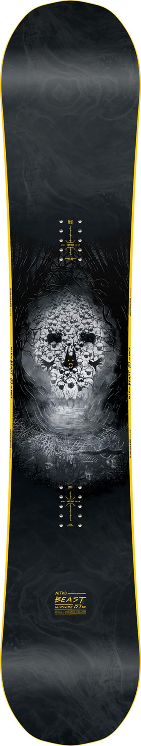 Nitro Beast Men's Park Snowboard (157)