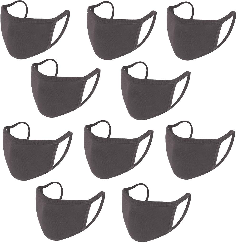THE BLAZZE 2002 Anti-Dust Anti Pollution Reusable Washable Wind and Dust Proof Safety Dual Filter Face Mouth Mask for Men and Women (Steel Grey x Pack of 10) (B089RCPNFZ) Amazon Price History, Amazon Price Tracker