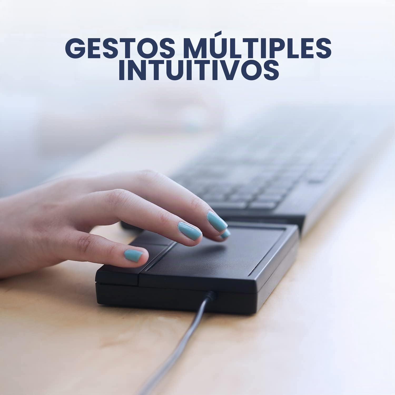 Perixx PERIPAD-504 - Touchpad con Cable USB - 120 x 90 x 19 mm - Función de Desplazamiento y puntero