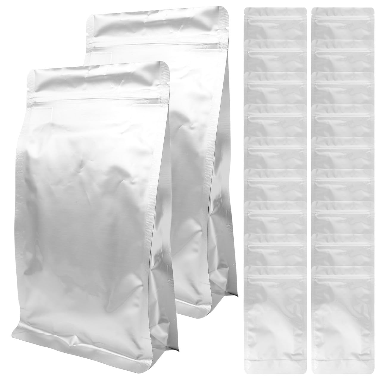 OSALADI 20pcs Kitchen Grease Storage Bags Oil Containers with Aluminum Foil Seal, Portable Fat Storage Pouches for Cooking Oil Disposal and Household Grease Management, 14x24cm