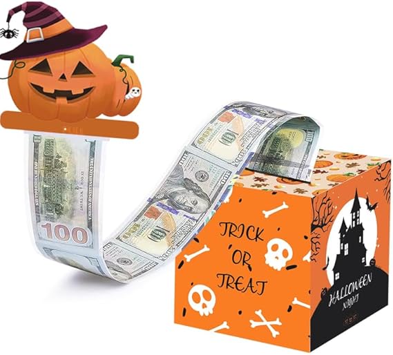 Halloween Money Box For Gift Cash,Surprise Money Gift DIY