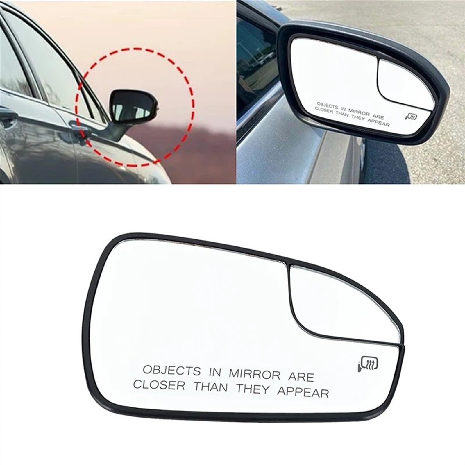 Rétroviseur Extérieur Droit Pour Ford Fusion - Verre Seul Référence 1363672 / 195030 - Occasion