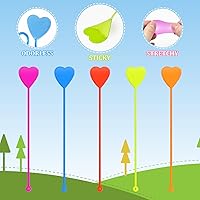 Vista 4 de Juguetes de mano adhesivos de San Valentín con tarjetas para el aula de niños, paquete de 20 unidades, manos pegajosas, regalos de San Valentín