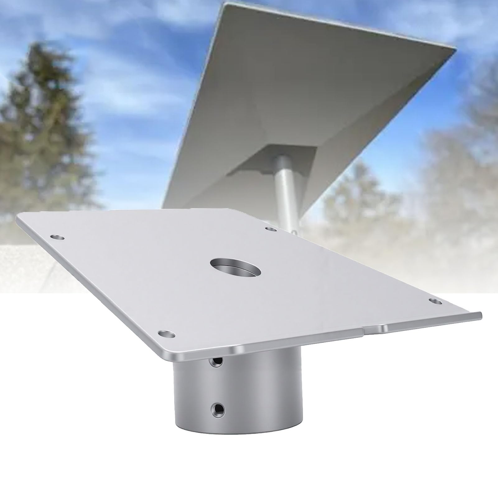Montaje Adaptador de Tubo Ajustable de 1 a 2,4 Pulgadas | Compatible Gen3, inclinación giratoria de 360°, suelo de pared de techo, instalación con llave hexagonal