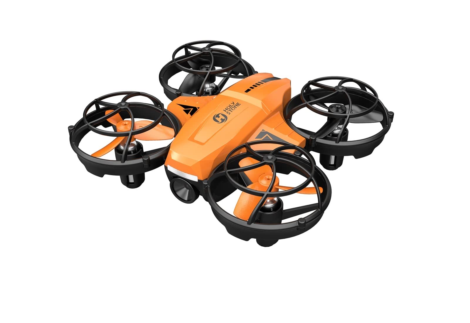 HS420 Mini Drone z kamerą HD FPV dla dzieci Dorośli Początkujący kieszonkowy quadkopter RC z 3 bateriami Wrzuć do uruchomienia (Kolor: pomarańczowy z etui)