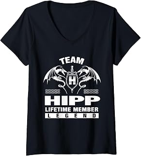 Women's Team Hip - Lifetime Membership Gifts T-Shirt with V-Neck