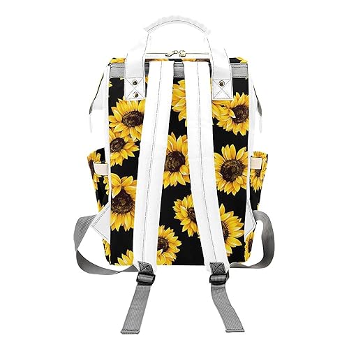 Miniatura 2 de Bolsas de pañales de girasoles mochila personalizada bolsa de bebé de enfermería bolsa de pañales de viaje bolsa de viaje regalos