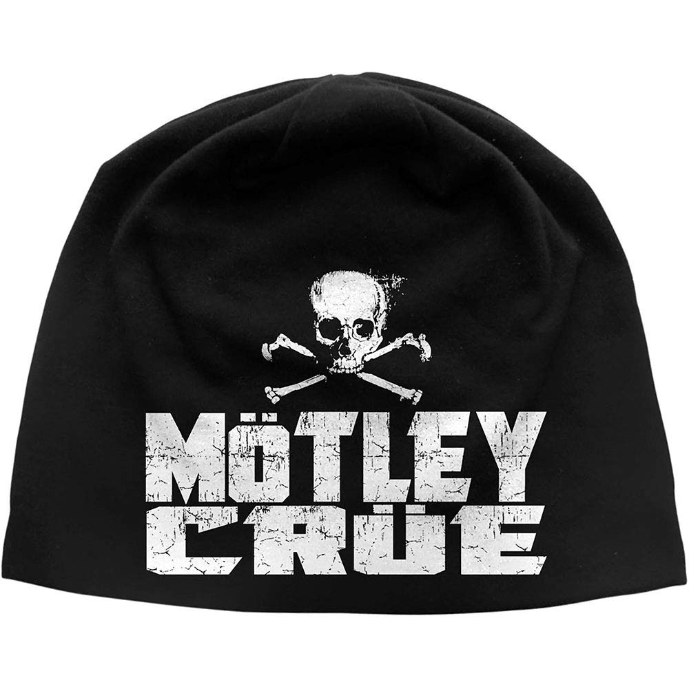 Motley Crue skull Jersey Beanie