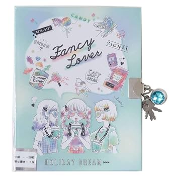 ノート(プロフ必見) Amazon | プロフ帳[鍵付き プロフィールブック]ファンシーラバー