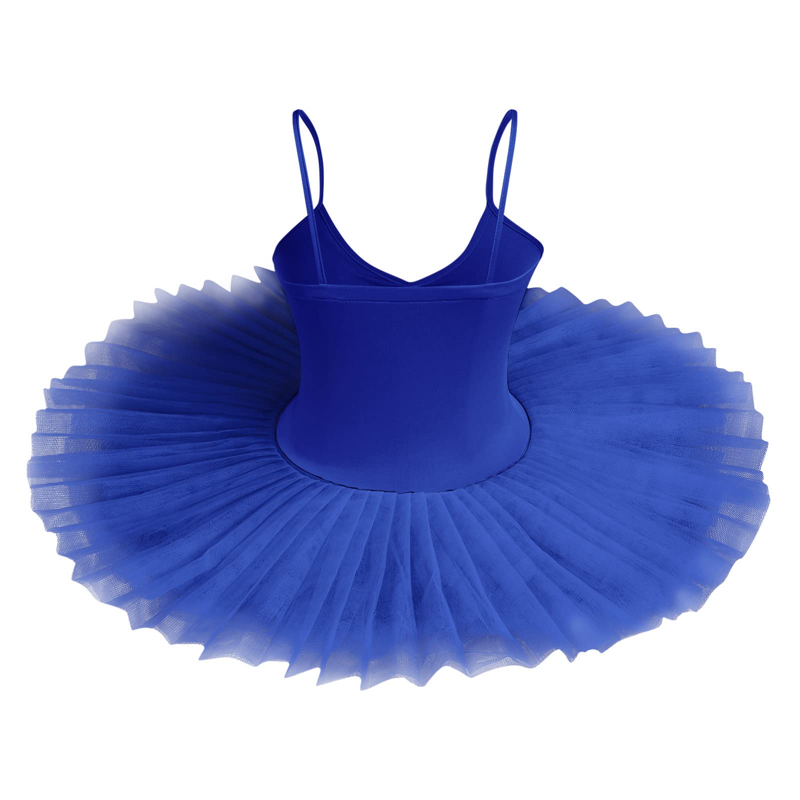 ABEHIK Robe de Ballet Tutu Danse Classique Femme sans Manche de Couleur Unie Robe de Ballet Costume Lac des Cygnes Robe Tutu de Danse Costume de Ballet Robe Poncho Robe Performance