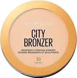 Pó Bronzeador Maybelline City Bronzer Contorno Facial Claro 100