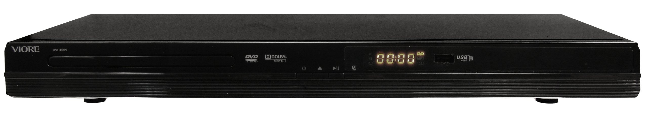 Viore DVP405V DVD Player with 1080p Upscaling and HDMI Black